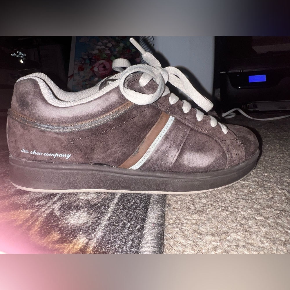 DVS Skate Shoes Berra 3s Brown Suede Mens 6.5/Womens 8.5 Vintage 2003 & Repaired